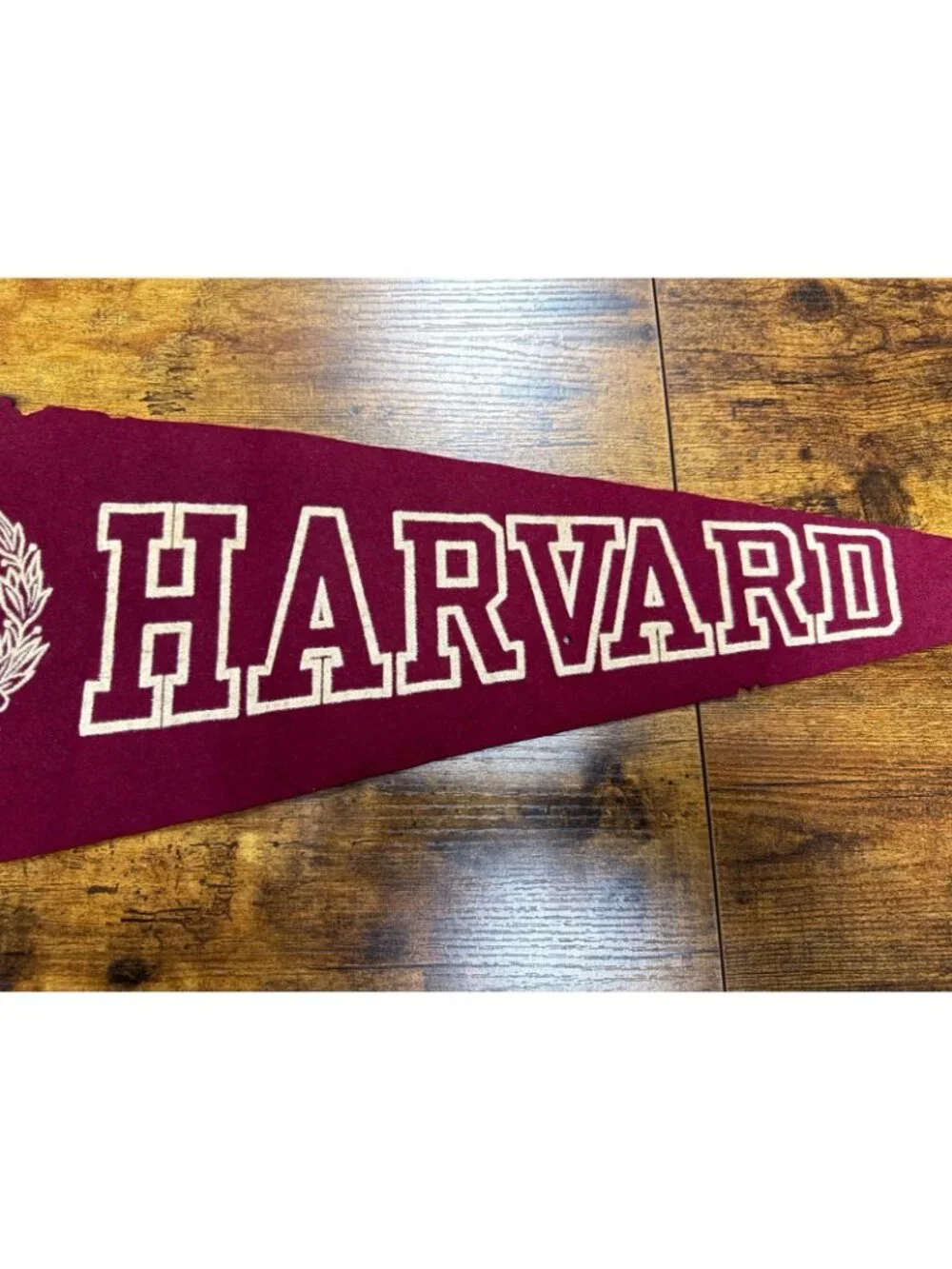 Vintage Harvard wool pennant